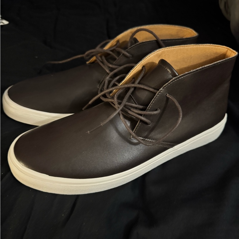 Express dress shoes. Brown. Worn once. Size 9